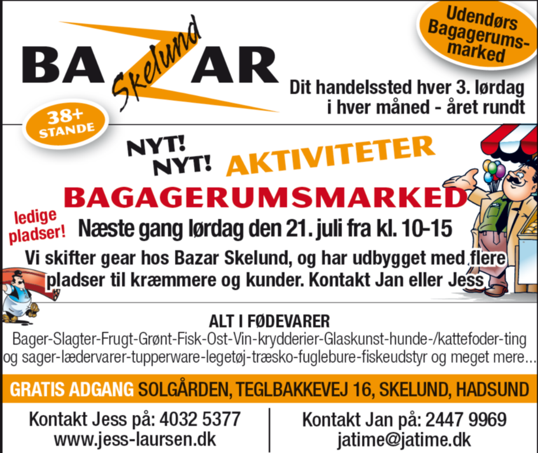Bazar annonce juli 12