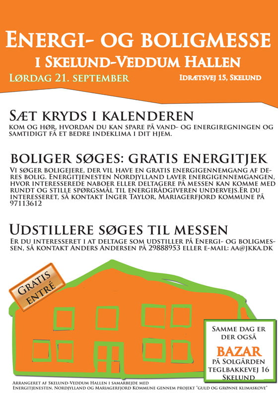 Plakat om Energimesse, boliger og udstillere søges.indd