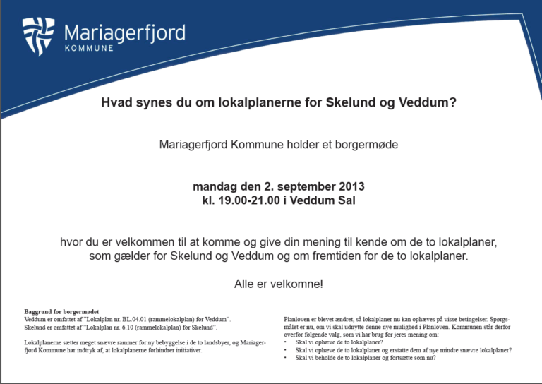 Flyer borgermøde