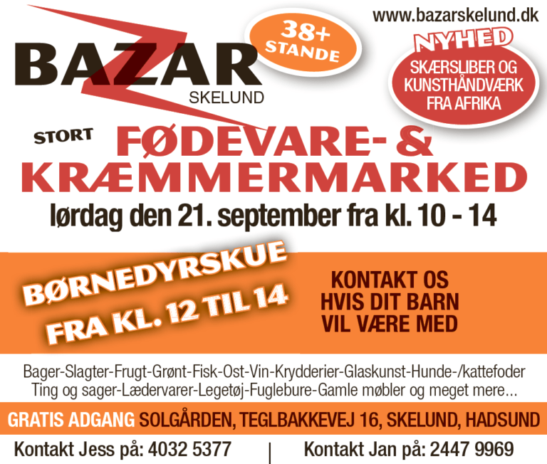 Bazar annonce Folkebladet sept.