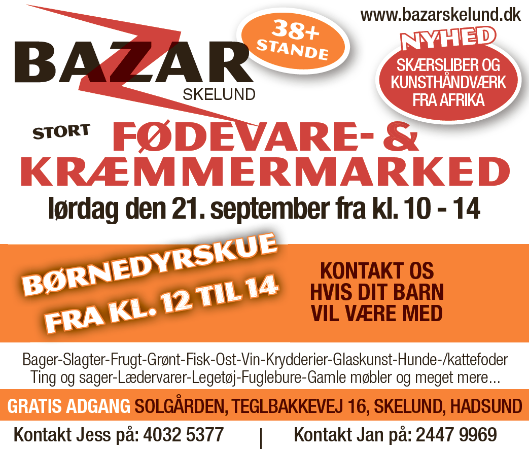 Bazar annonce Folkebladet sept.