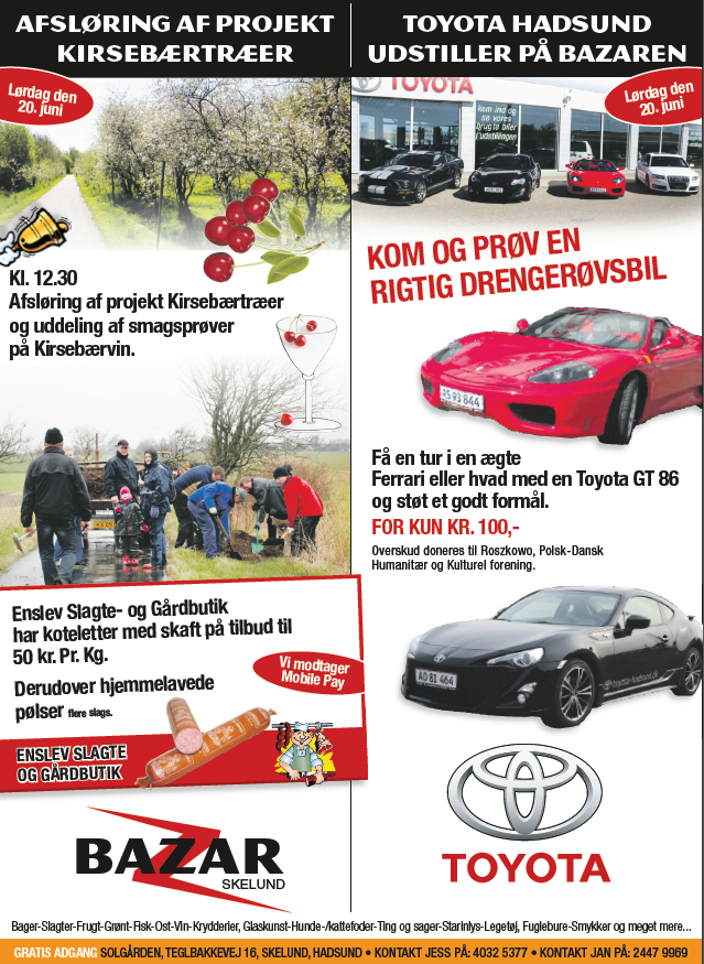 Toyota og Bazar fællesannonce