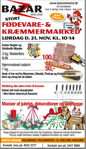 Annonce Bazar november
