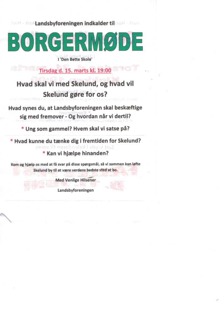 Borgermøde 15.03.16
