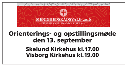 Menighedsrådsvalg 2016