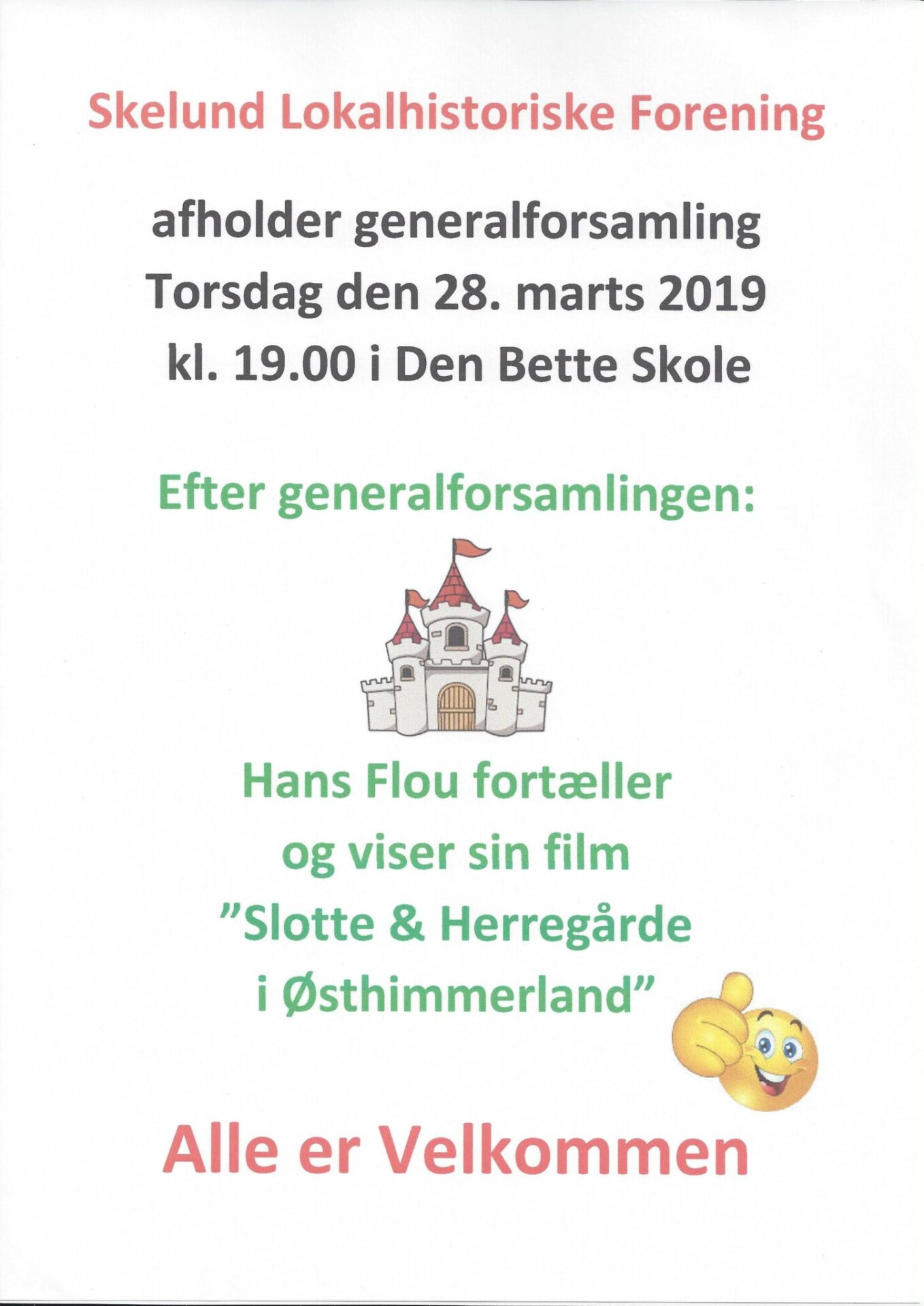 Generalforsamling Lokal