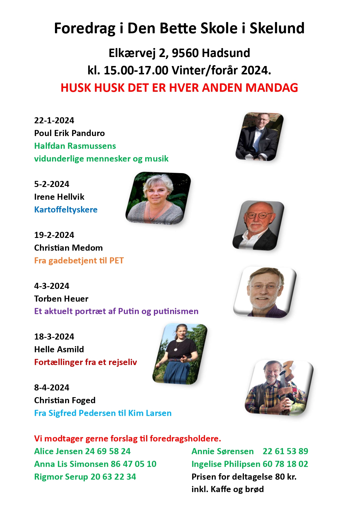 Foredrag i Den Bette Skole vinterforaar
